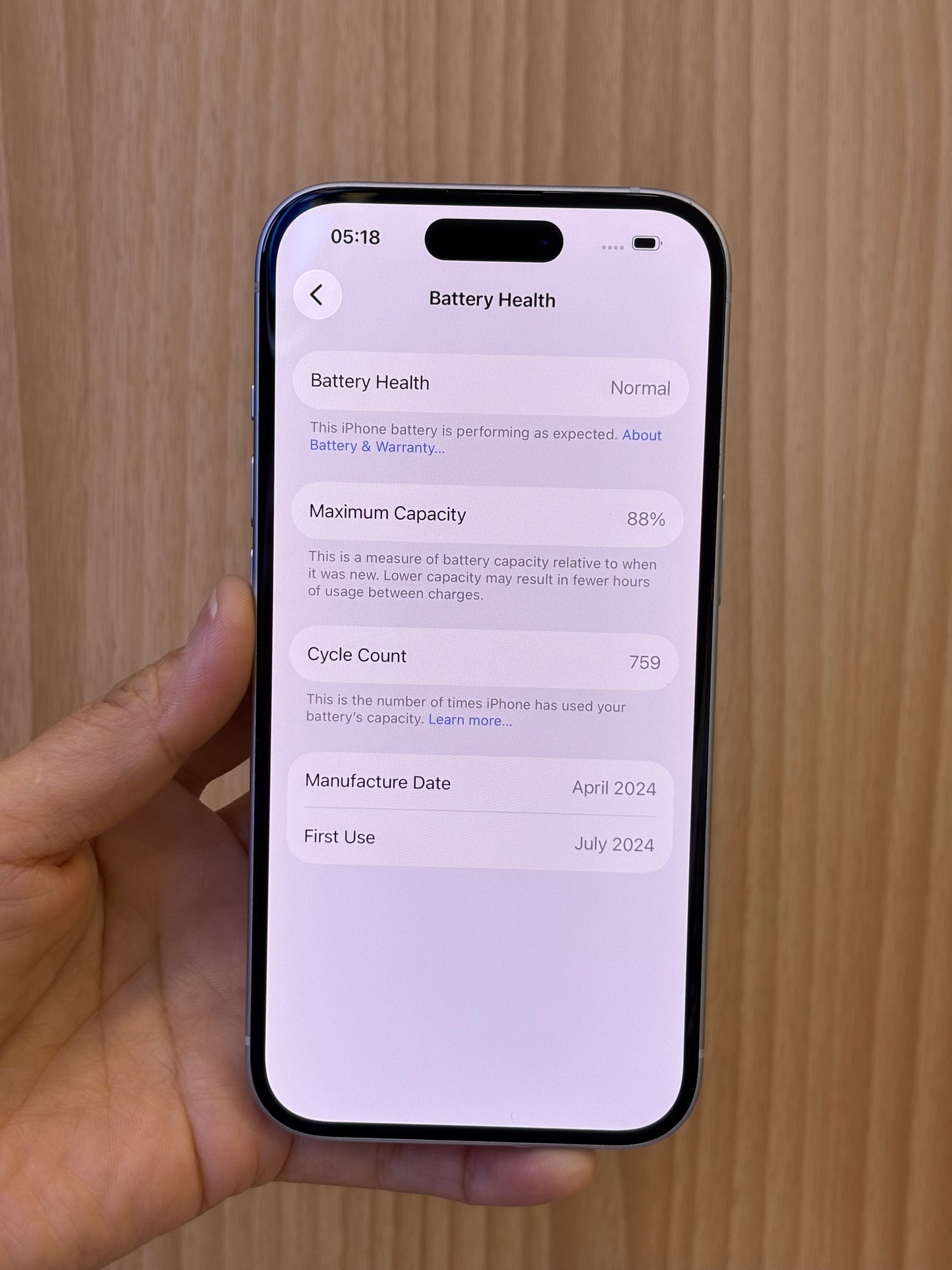 iPhone 15, 128GB (Grade A) *52680