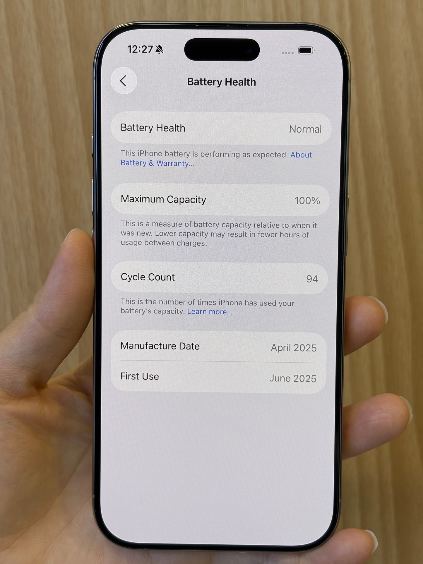 iPhone 16 Pro, 128GB (Grade A) *52407