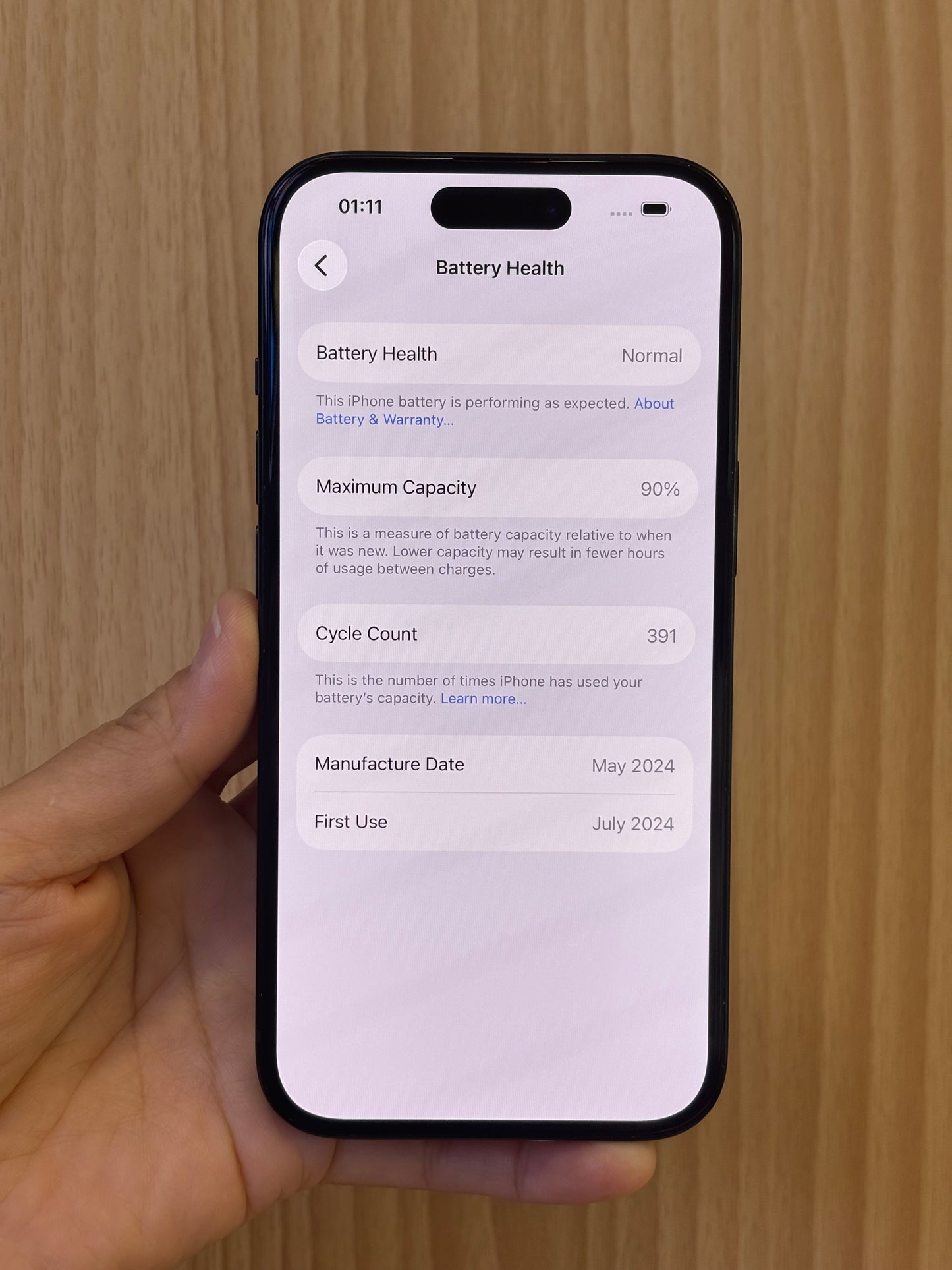 iPhone 15, 128GB (Grade A) *49376
