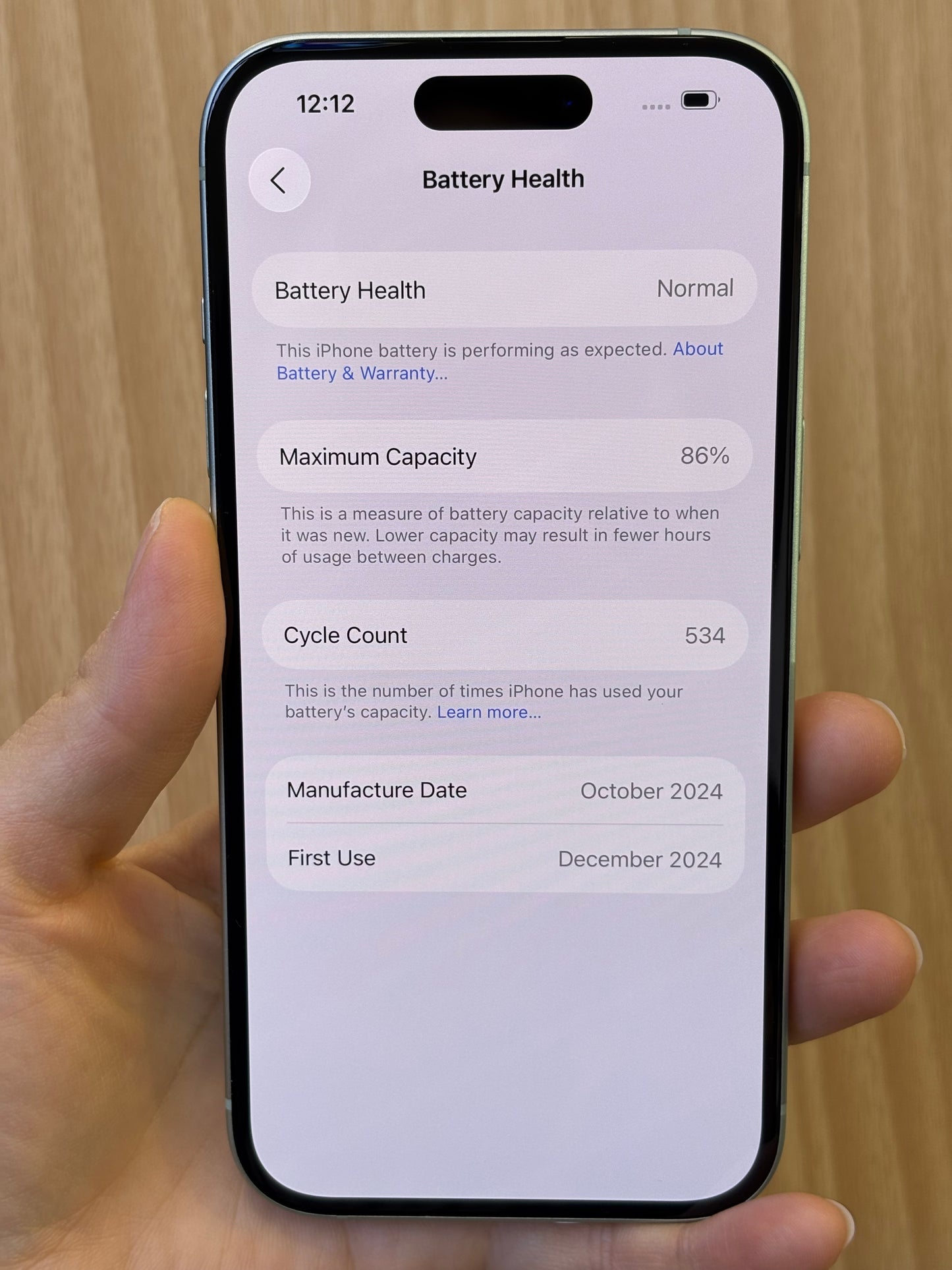 iPhone 15, 128GB (Grade A) *05103