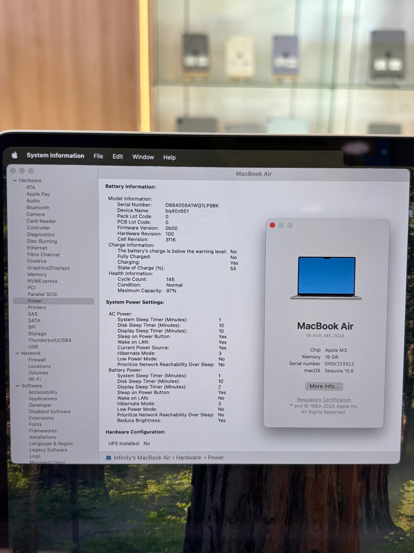 MacBook Air 15-inch (M3) 2024, 512GB *29X12