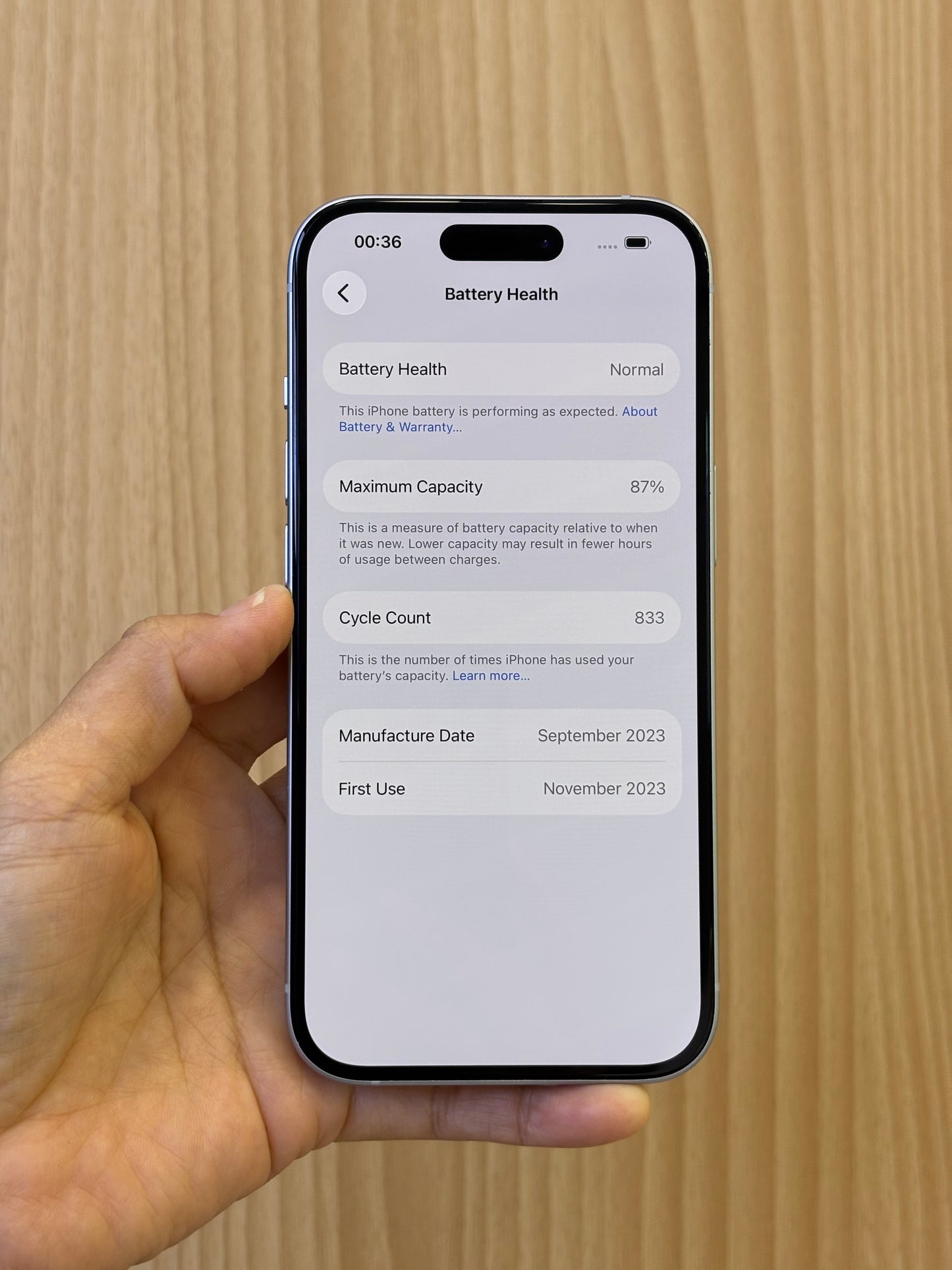 iPhone 15, 128GB (Grade A) *03983