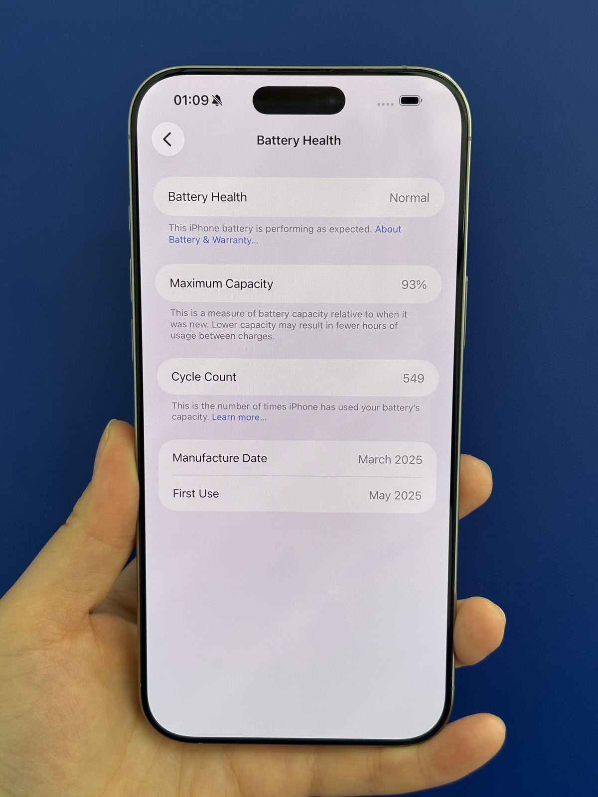 iPhone 16 Pro Max, 256GB (Grade A) *07857