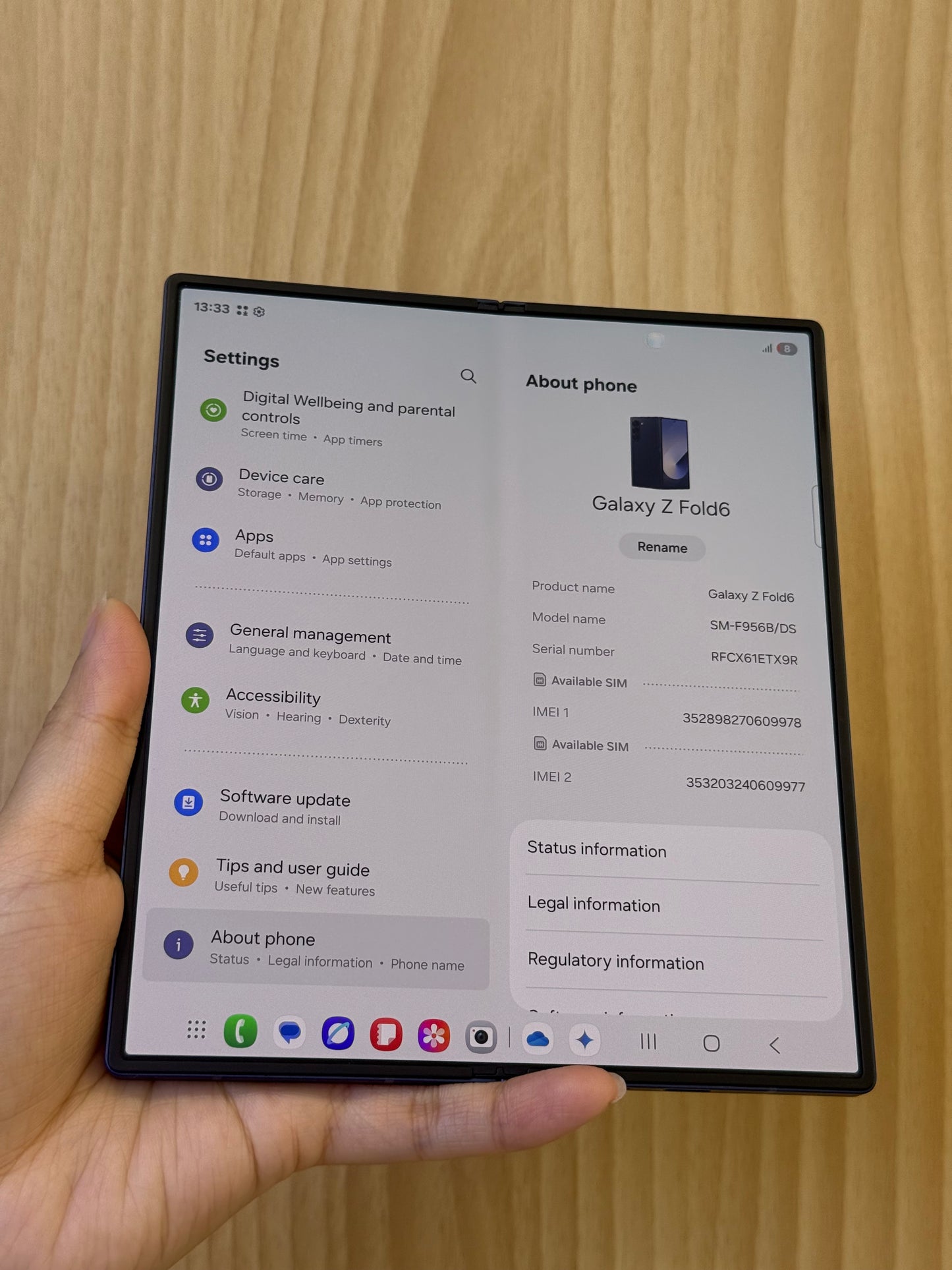 Samsung Galaxy Fold 6, 256GB *09978