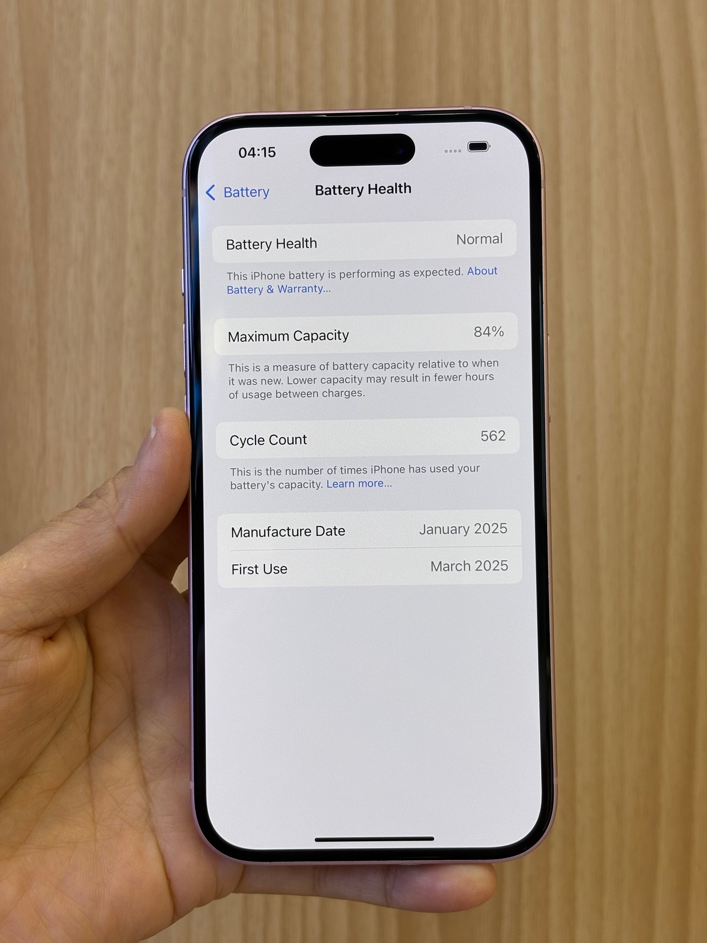 iPhone 15, 256GB (Grade A) *17855
