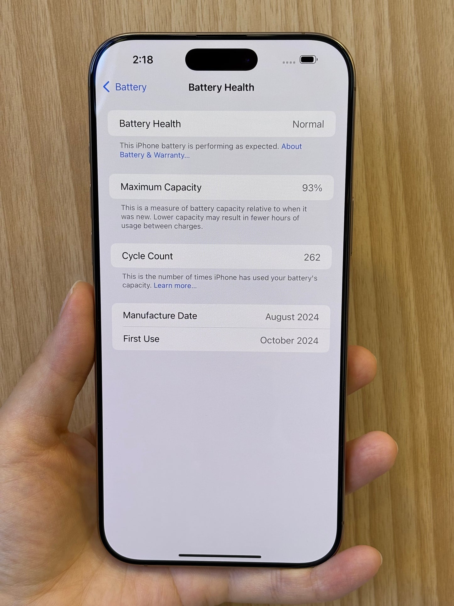 iPhone 16 Pro Max, 256GB (Grade A) *88360