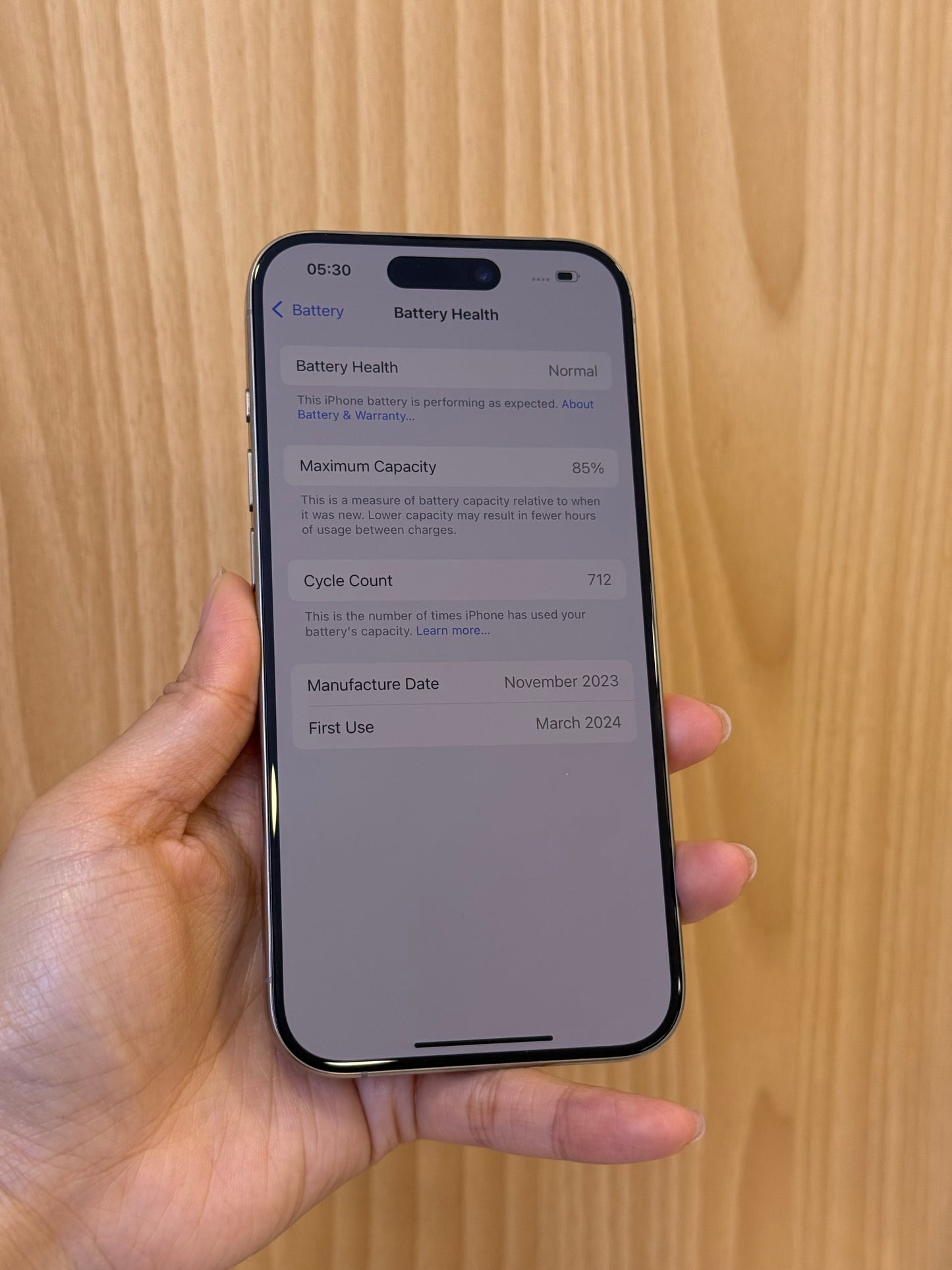 iPhone 15 Pro, 128GB (Grade A) *69513