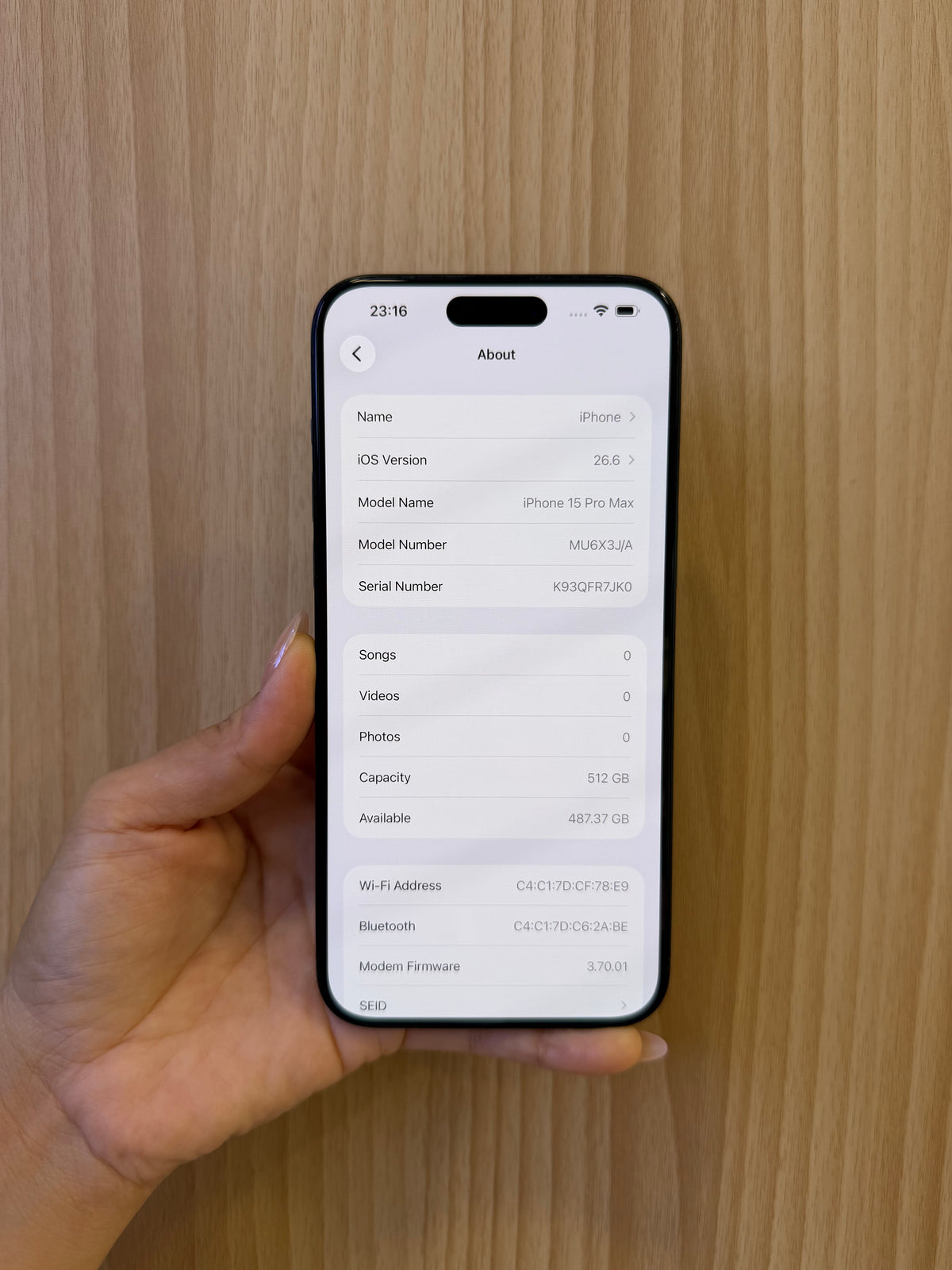iPhone 15 Pro max, 512GB (Grade A) *70069