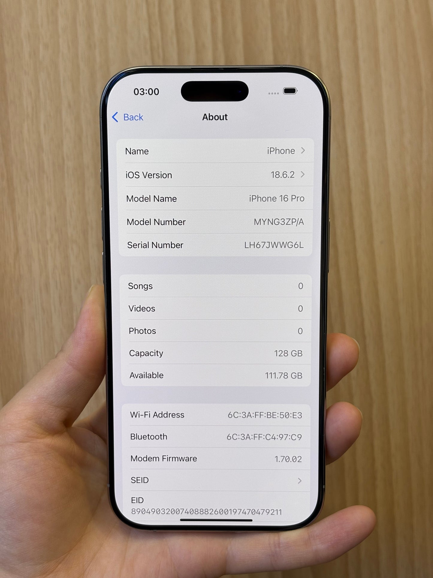 iPhone 16 Pro, 128GB (Grade A) *62282