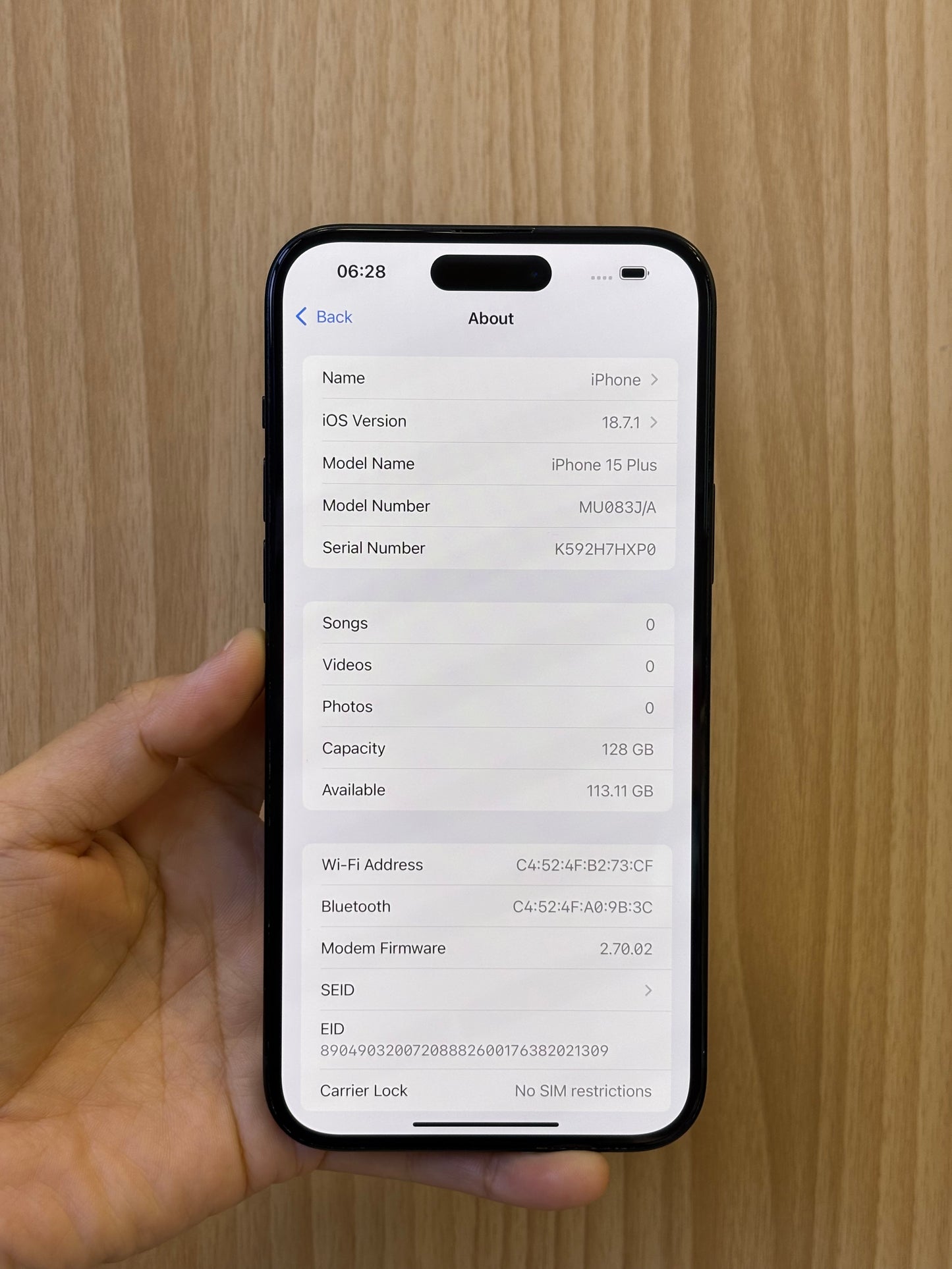 iPhone 15 Plus, 128GB (Grade B) *74942