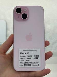 iPhone 15, 256GB (Grade B) *87651