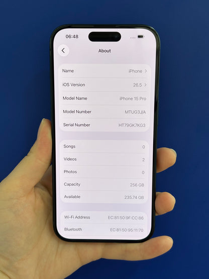 iPhone 15 Pro, 256GB (Grade A) *33549