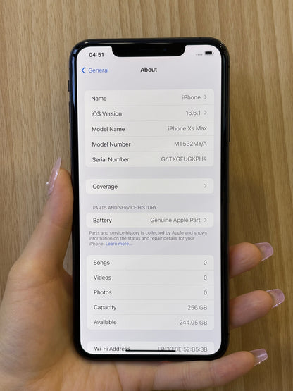 iPhone Xs Max, 256GB (Grade A) *77256