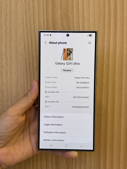 Samsung S24 Ultra, 512GB (Grade A) *78741