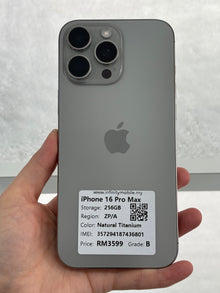 iPhone 16 Pro Max, 256GB (Grade B) *36801