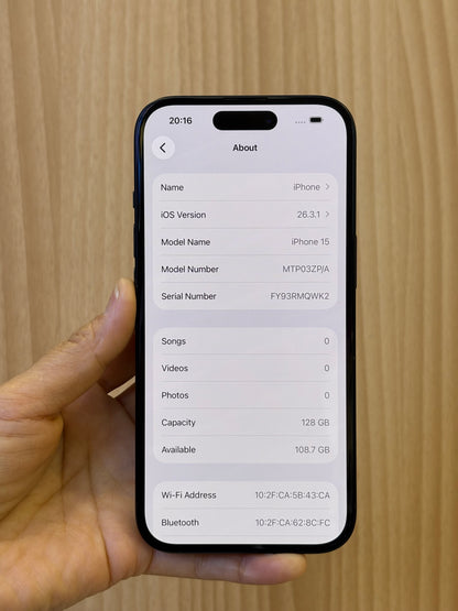 iPhone 15, 128GB (Grade B) *20133
