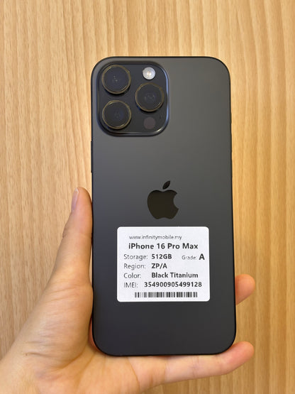 iPhone 16 Pro Max, 512GB (Grade A) *99128