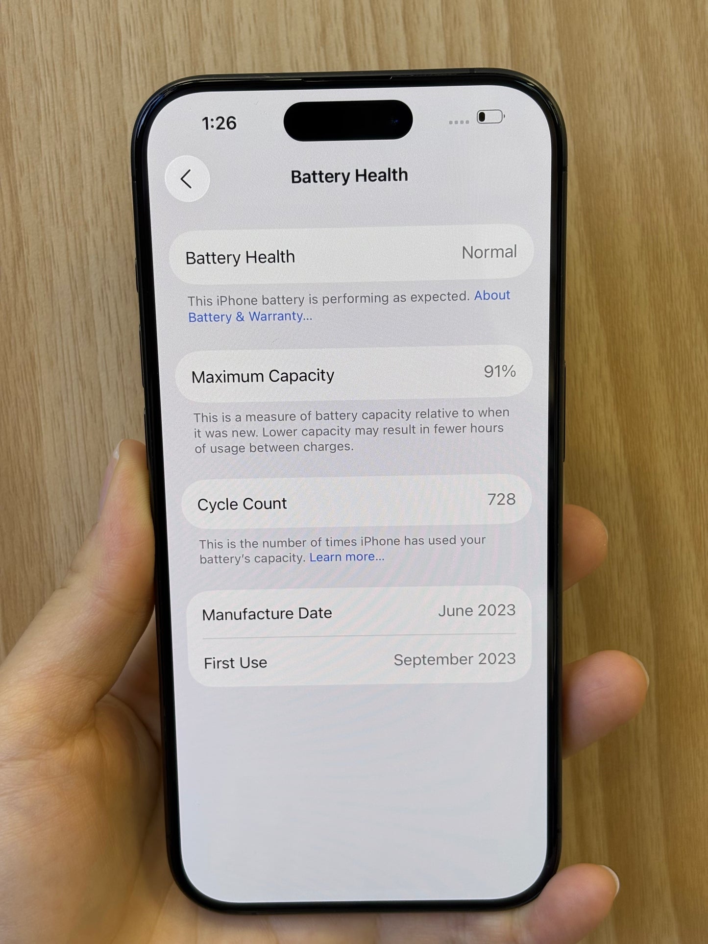 iPhone 15 Pro, 256GB (Grade A) *60362