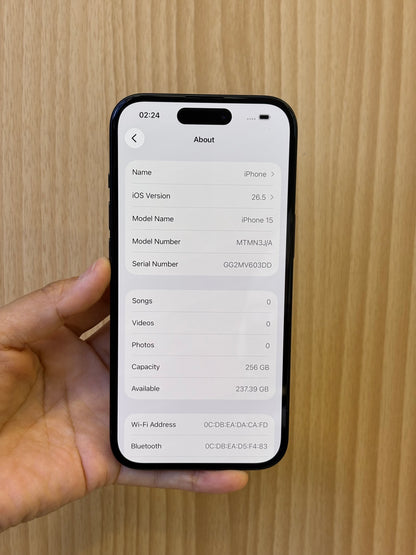 iPhone 15, 256GB (Grade A) *59160