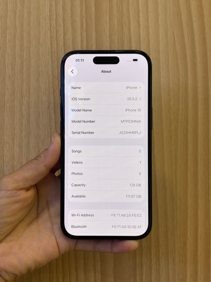iPhone 15, 128GB (Grade A) *49376