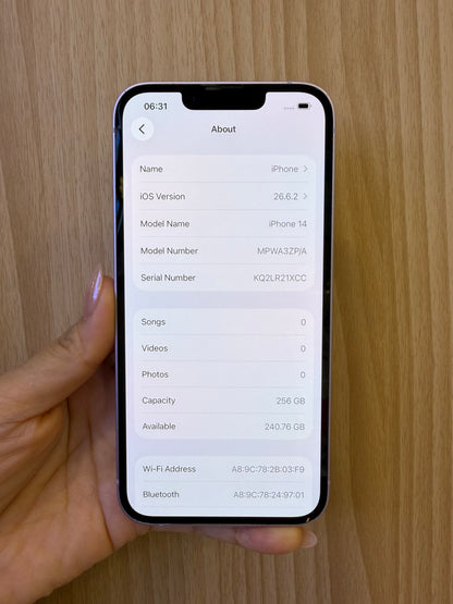 iPhone 14, 256GB (Grade A) *60908