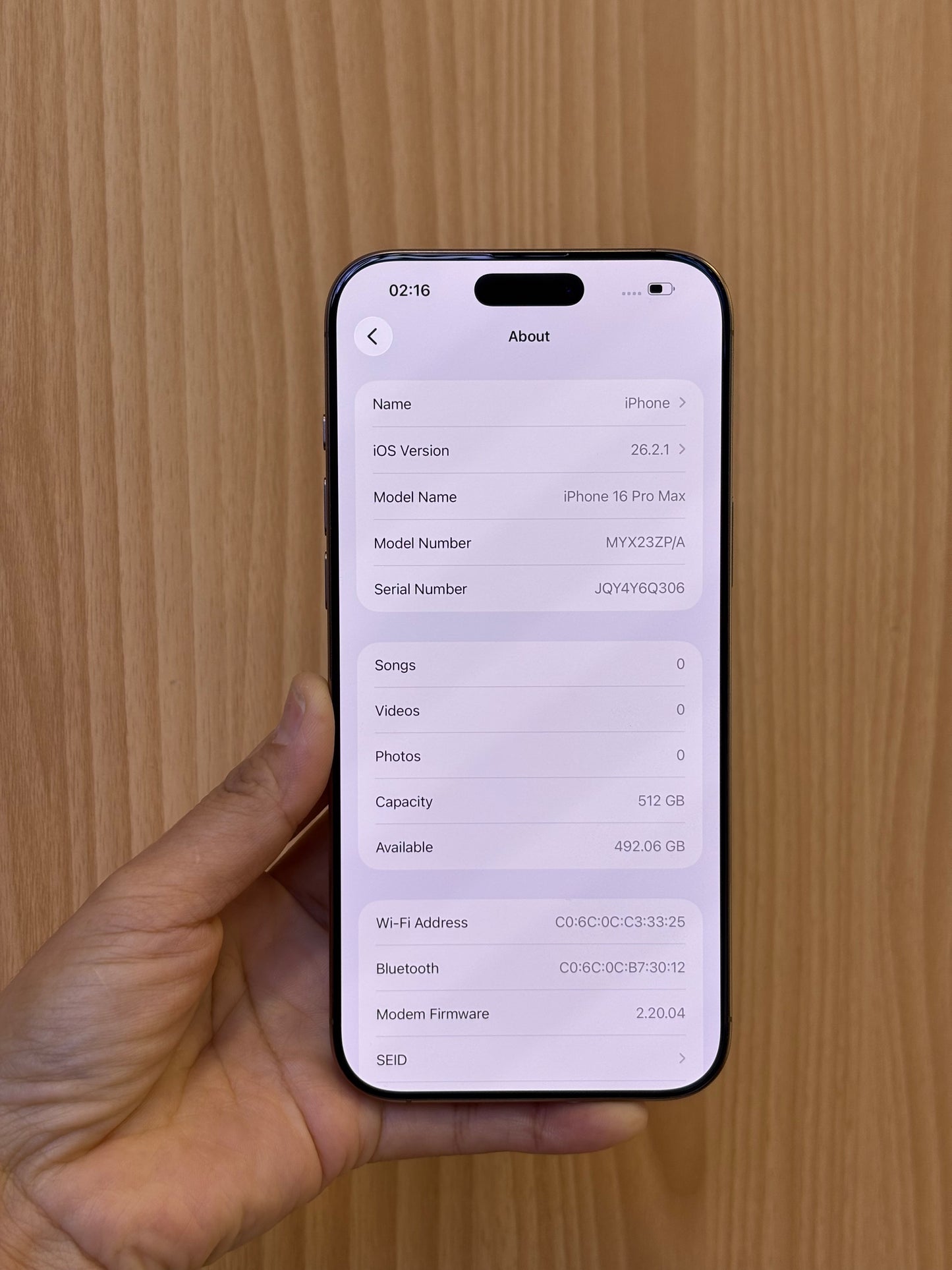 iPhone 16 Pro Max, 512GB (Grade A) *26823
