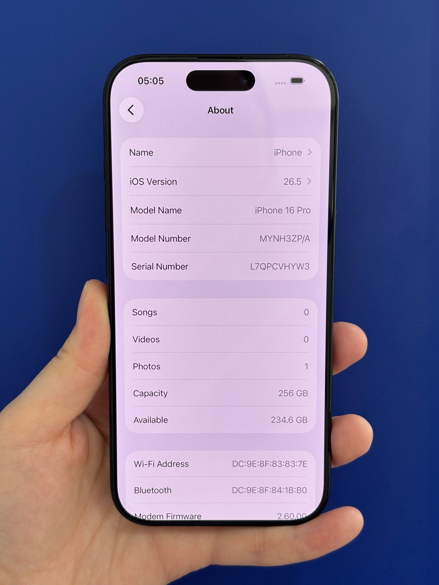 iPhone 16 Pro, 256GB (Grade A) *83445