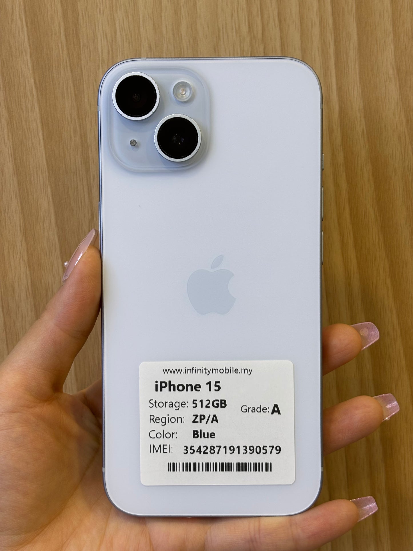 iPhone 15, 512GB (Grade A) *90579