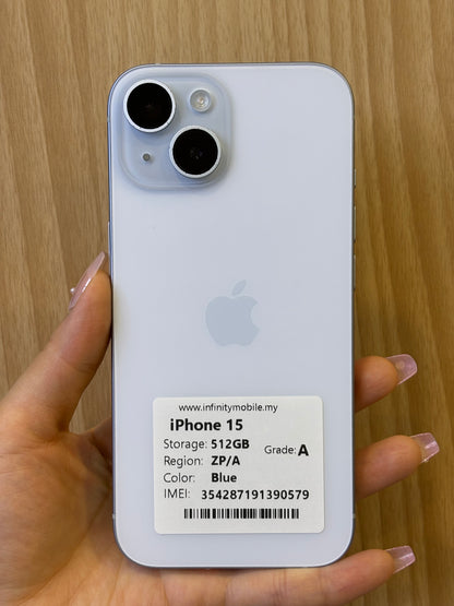 iPhone 15, 512GB (Grade A) *90579