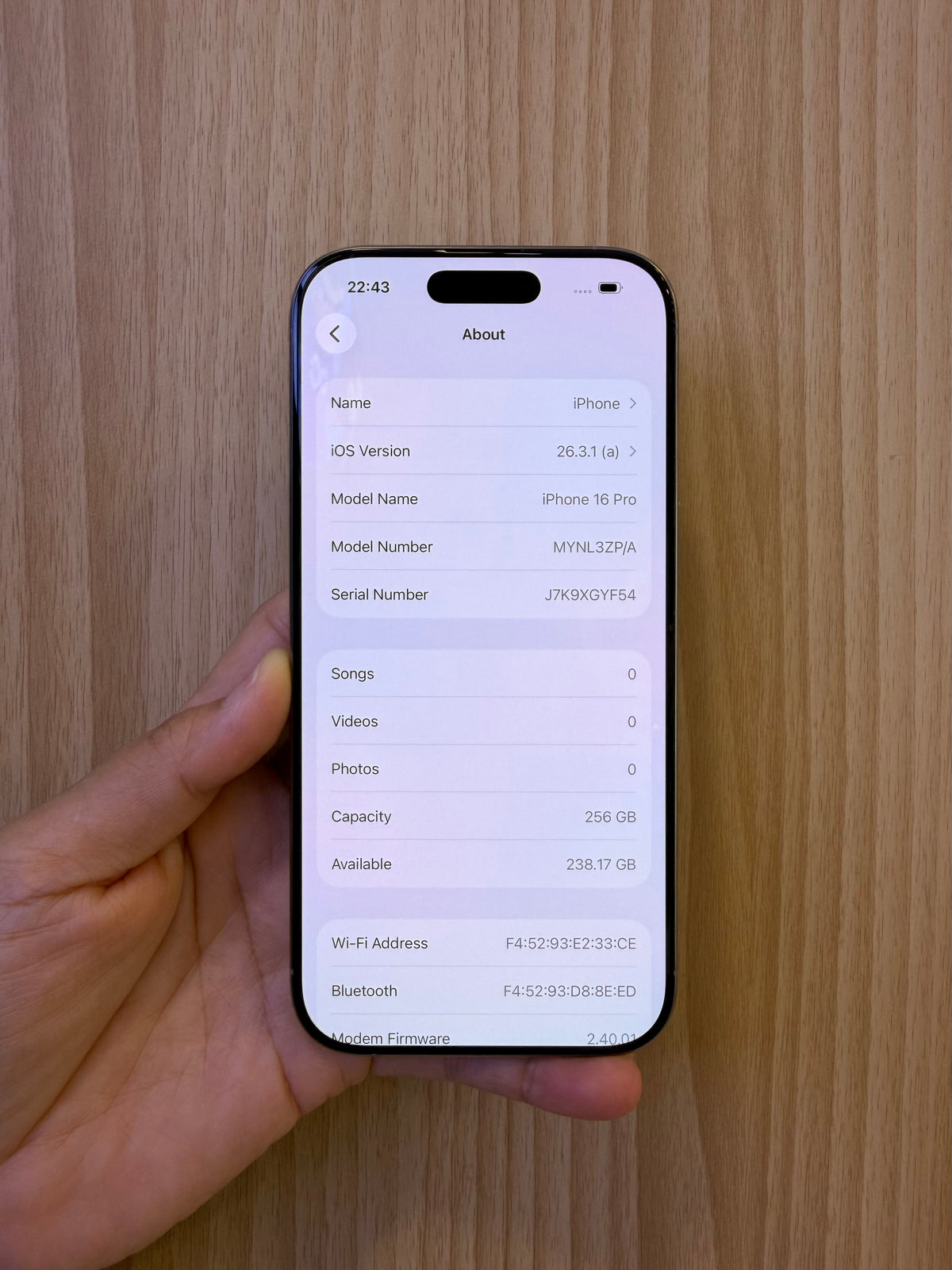 iPhone 16 Pro, 256GB (Grade A) *75208