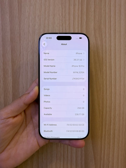 iPhone 16 Pro, 256GB (Grade A) *75208