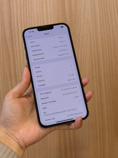 iPhone 13 Pro Max Graphite, 512GB (Grade R) *10248