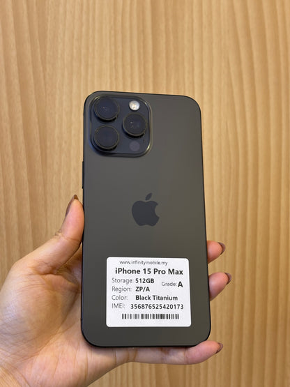 iPhone 15 Pro Max, 512GB (Grade A) *20173