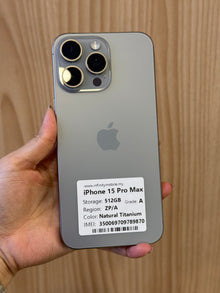 iPhone 15 Pro Max Natural Titanium, 256GB (Grade A) *84433