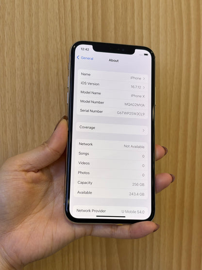 iPhone X, 256GB (Grade B) *45542
