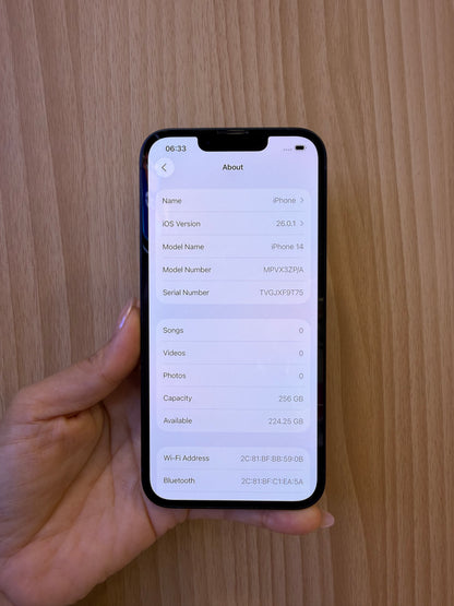 iPhone 14, 256GB (Grade A) *35493