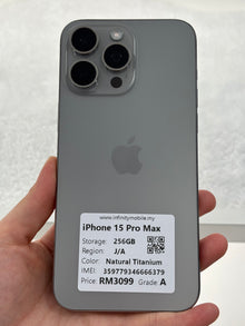 iPhone 15 Pro Max, 256GB (Grade A) *66379