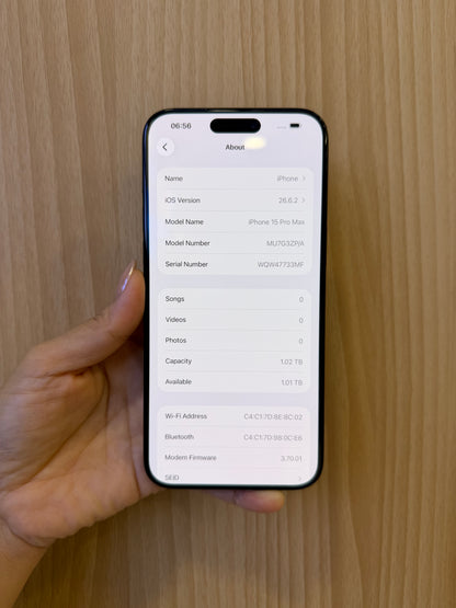 iPhone 15 Pro Max, 1TB (Grade A) *44029