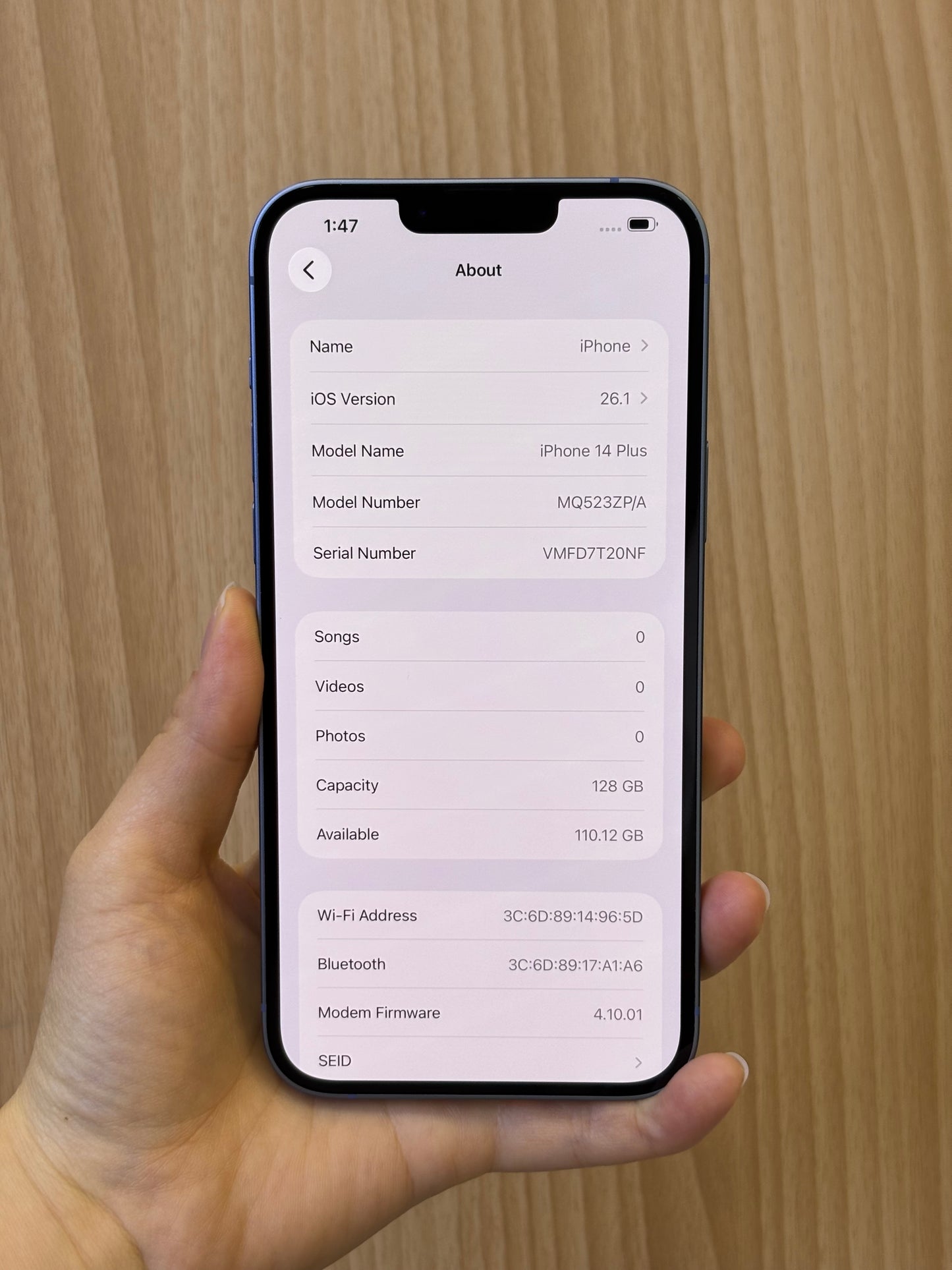 iPhone 14 Plus, 128GB (Grade A) *26658