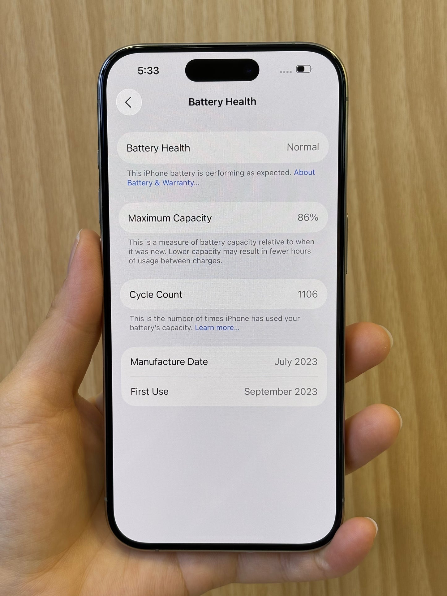 iPhone 15 Pro, 1TB (Grade A) *39879