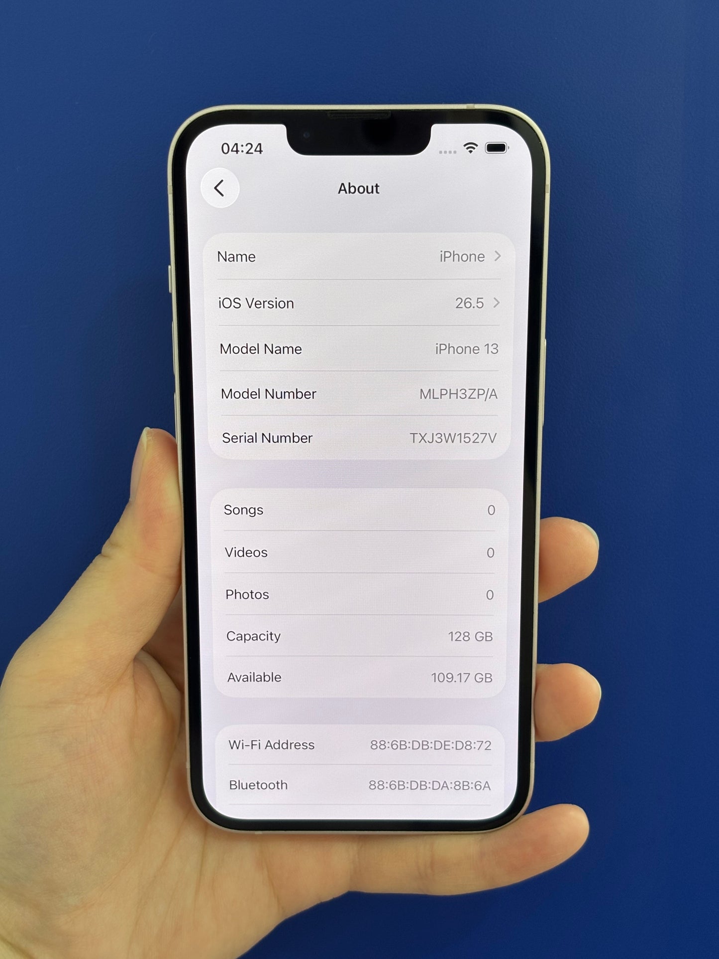 iPhone 13, 128GB (Grade AB) *10019