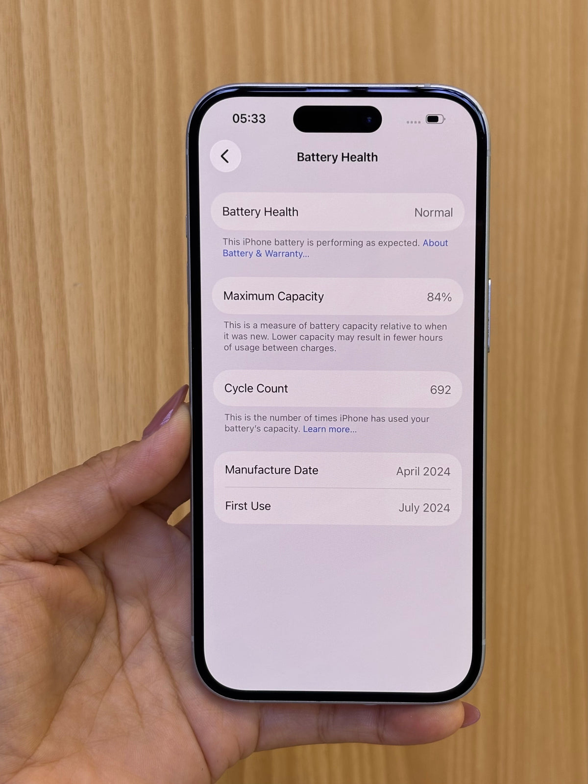 iPhone 15, 128GB (Grade B) *62524