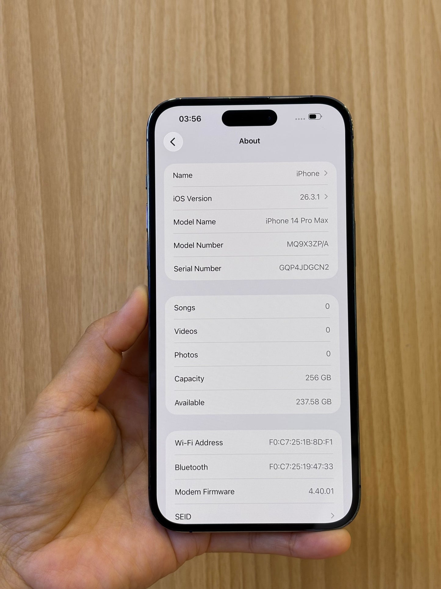 iPhone 14 Pro Max, 256GB (Grade A) *91535