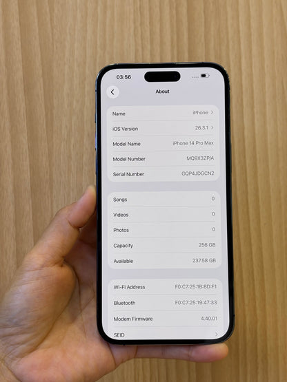 iPhone 14 Pro Max, 256GB (Grade A) *91535