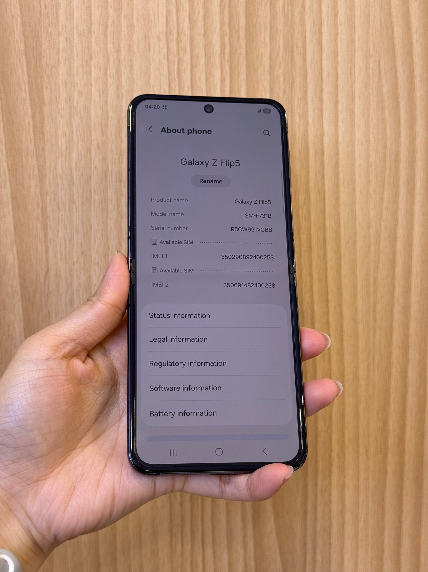 Samsung Galaxy Flip 5, 256GB *00253