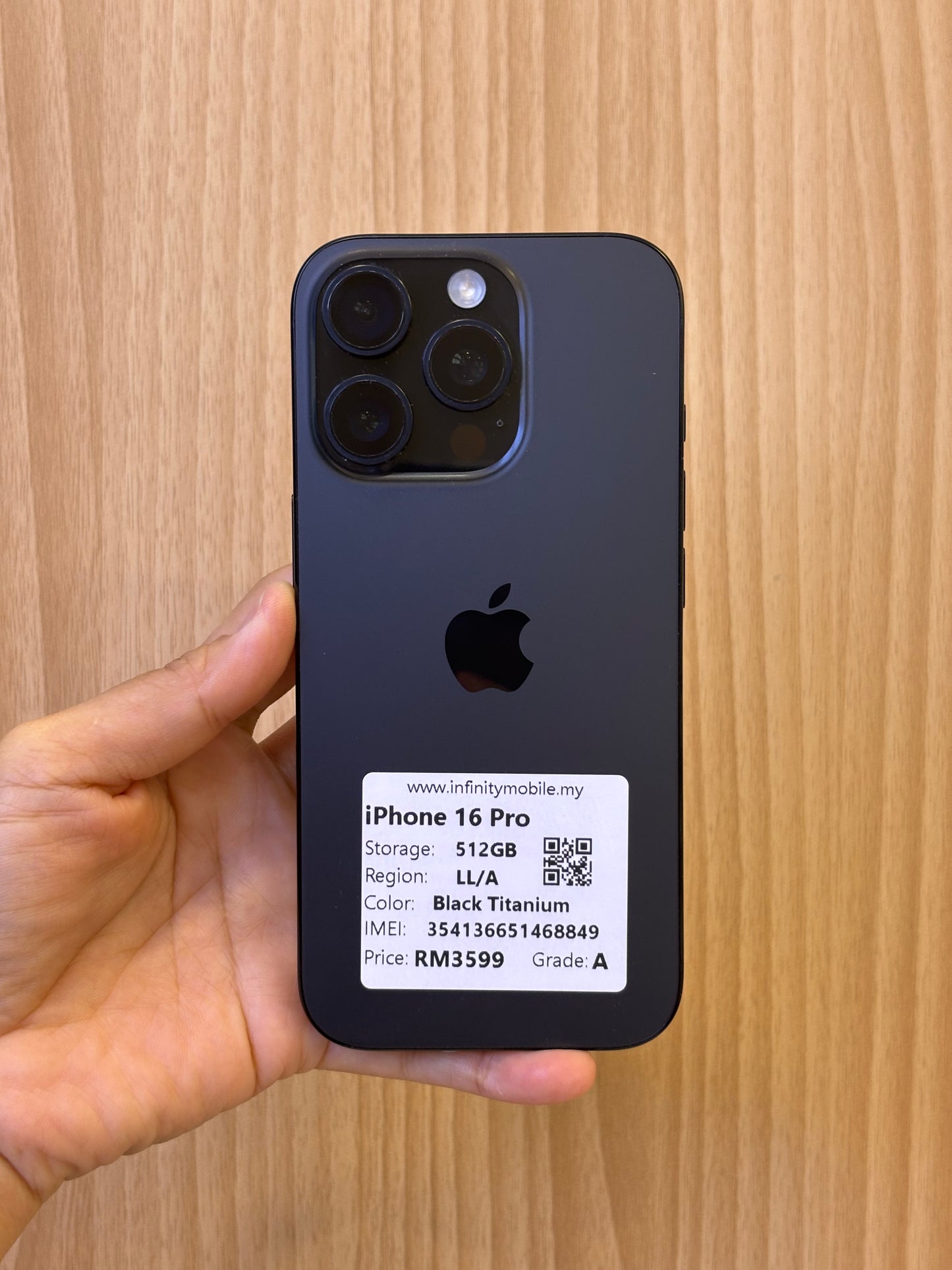 iPhone 16 Pro,512GB (Grade A) *68849 LL