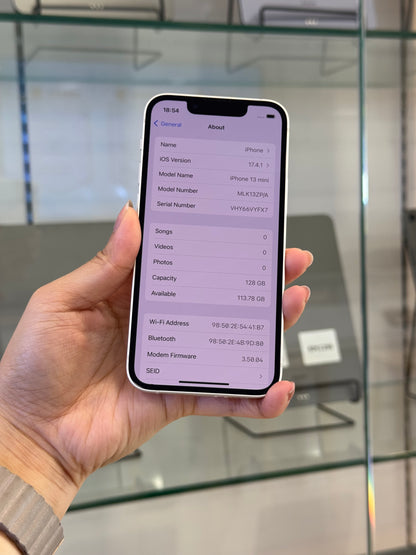 iPhone 13 Mini Starlight, 128GB (Grade A) *48731