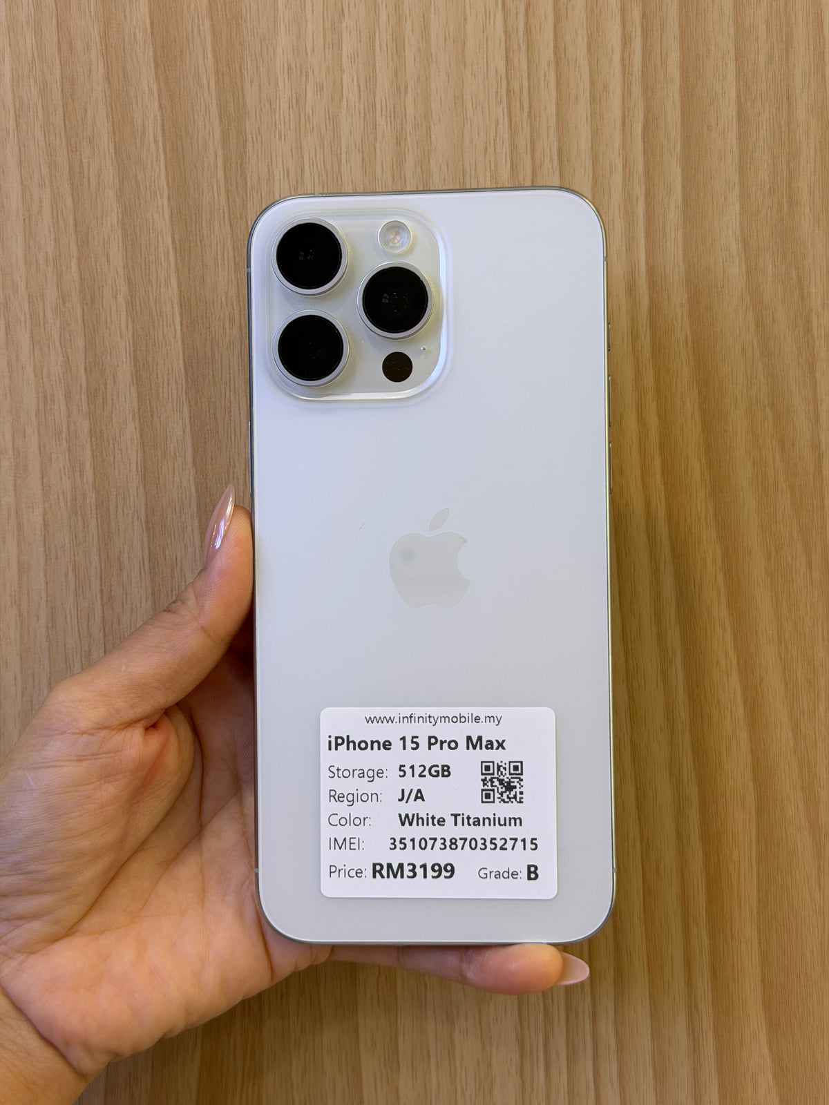 iPhone 15 Pro Max, 512GB (Grade B) *52715