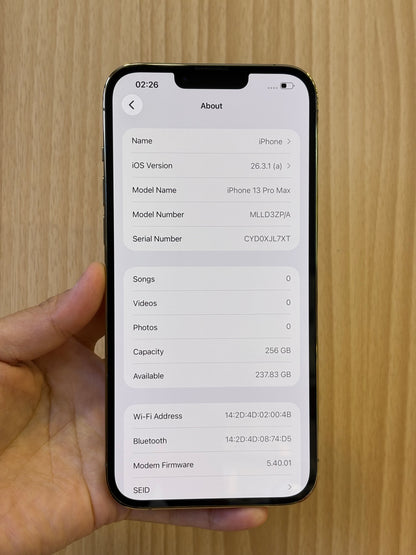 iPhone 13 Pro Max, 256GB (Grade A) *32970