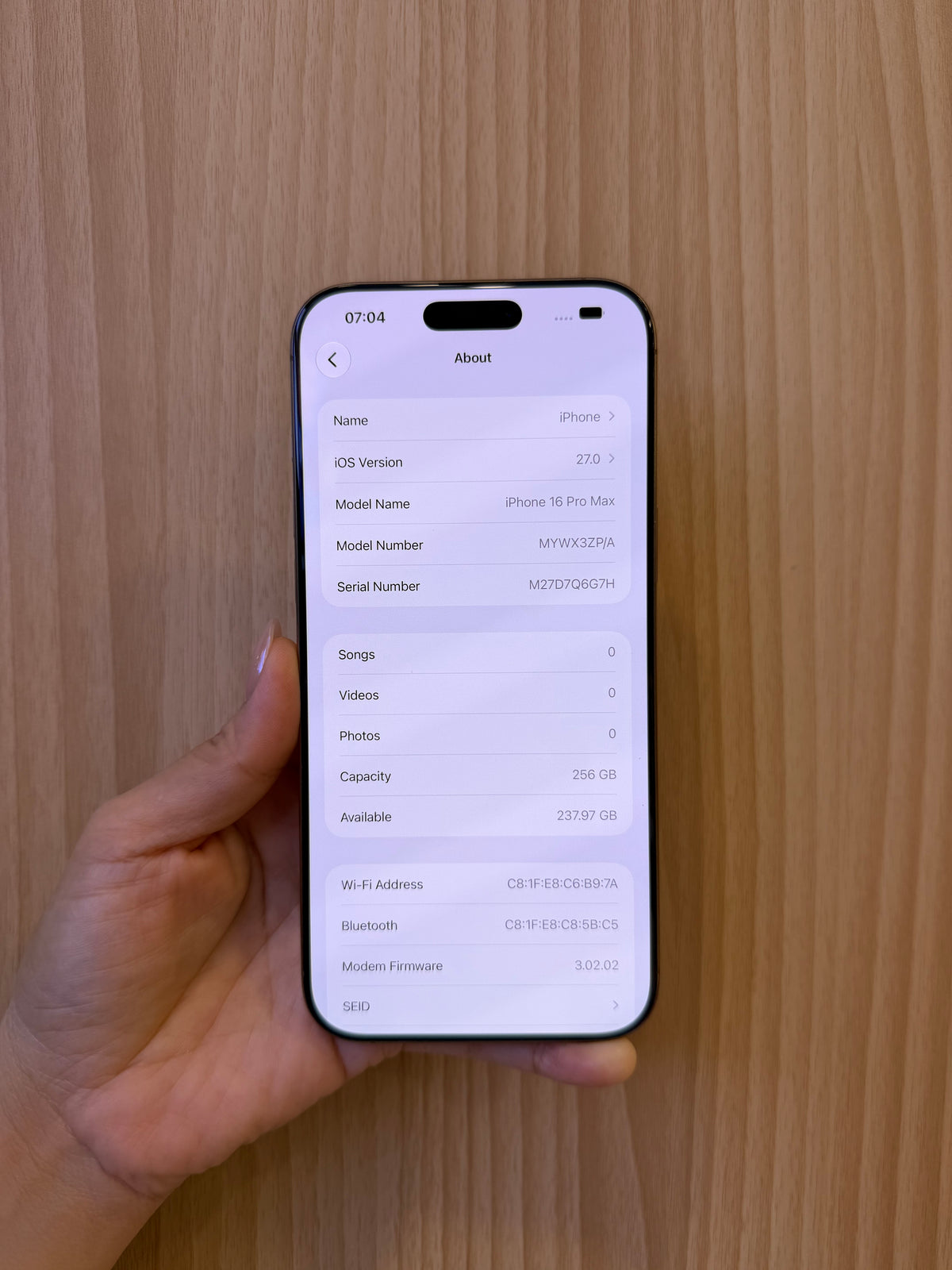 iPhone 16 Pro Max, 256GB (Grade A) *35183
